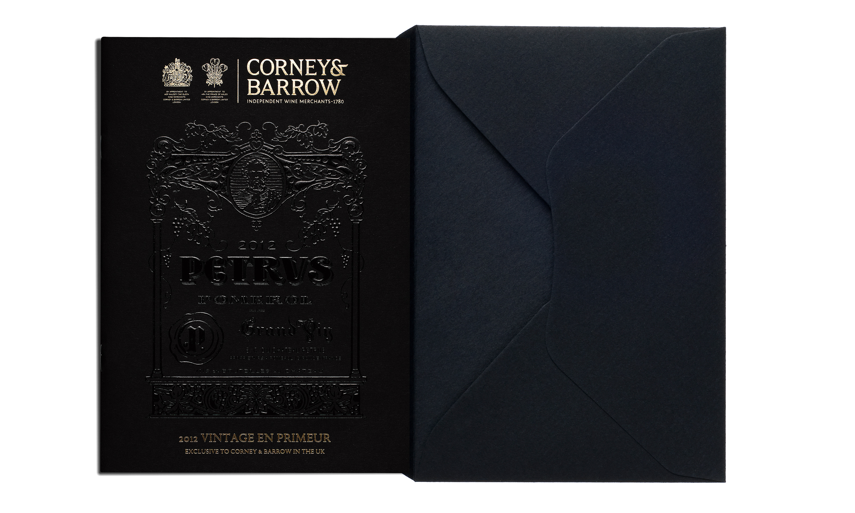 The limited edition Corney Barrow P trus brochure by Neon