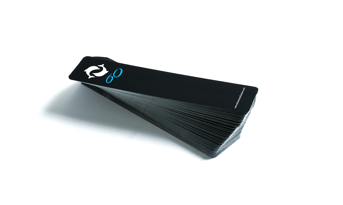 By Dana Robertson Creative Director and Founder of Neon. T&H 60th Anniversary promotional bookmark. Thames & Hudson approached Neon to help promote their 60th Anniversary celebrations and accompanying activities throughout the year. Neon developed the new 60th Anniversary signature, using the Thames & Hudson dolphin colophon, which was to appear on every branded item for that year. The title of Neon’s initial book of marketing ideas for the year, ‘Sixty years of making a splash’ was adopted by Thames & Hudson as the 60th Anniversary year strapline. Neon’s involvement in the Thames & Hudson 60 years of making a splash project included a wide spectrum of other projects, from a range of limited edition reprints, to literature and in-store branding. Neon were invited to take an overall creative directorship role working with Thames & Hudson’s internal marketing and design teams during the anniversary period. – Idea, art direction and design by Neon Design & Branding Consultancy www.neon-creative.com