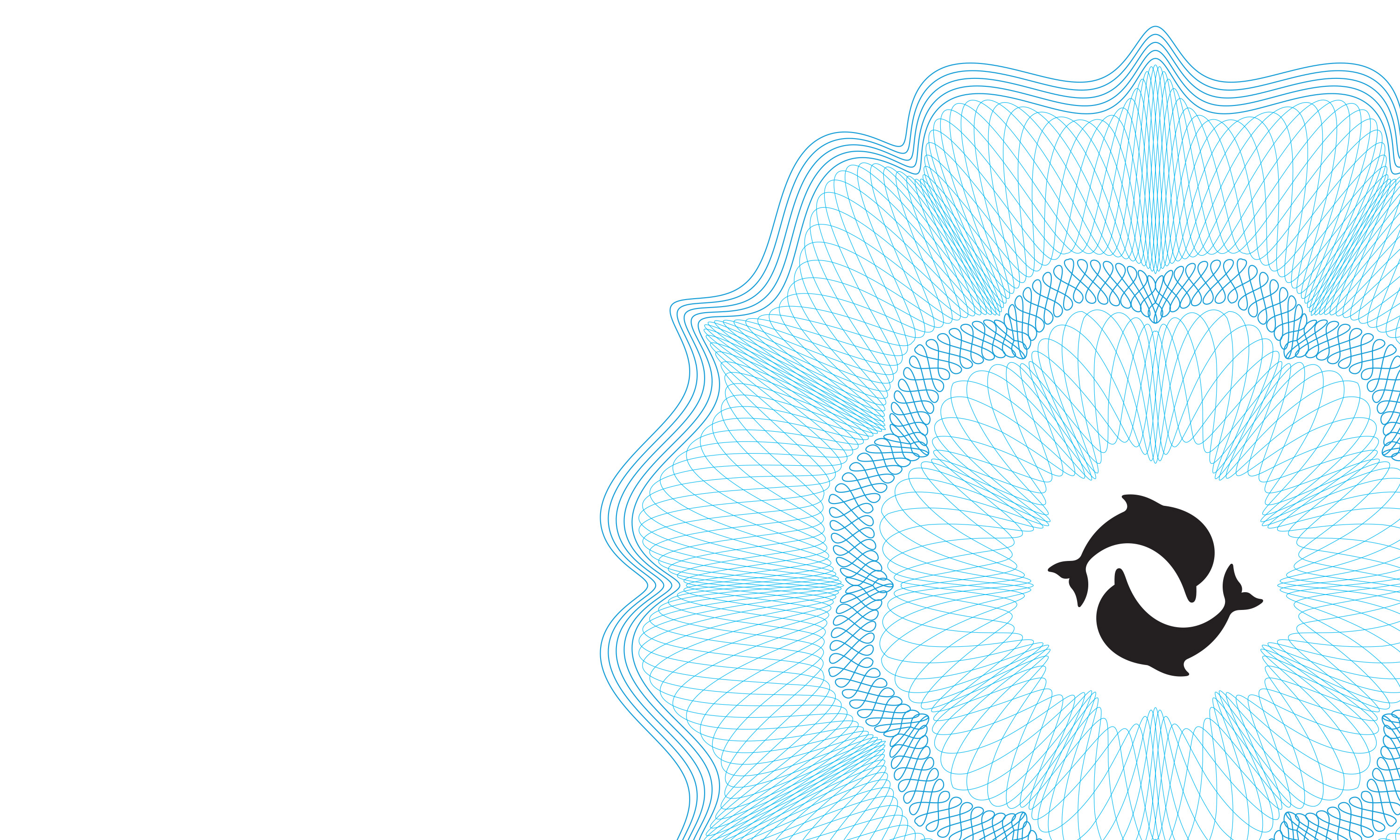 By Dana Robertson Creative Director and Founder of Neon. Thames & Hudson on-going relationship with Neon lead to the commissioning of a Thames & Hudson share certificate and supporting explanatory literature. The brief was to capture all the nessecary legal information including their brand mark and in true Thames & Hudson style also 'be a thing of beauty and proud to own'. The new double sided share certificate combined the T&H dolphins with a rosette style 'splash' rendered in a classic bank note engraving style. At 420mm long and 210mm deep and printed on a pure white luxurious 300gsm paper the new share certificate had a premium feel, making a keep sake in its own right beyond that of number of shares the certificate would come to represent. The share certificate was accompanied by a simple A5 explanation guide, printed on the same luxurious stock, which used the wave line style from the share certificate at the bottom of each page, along which the dolphins playfully leapt from left to right across the page as you progressed through the booklet. – Idea, art direction and design by Neon Design & Branding Consultancy www.neon-creative.com