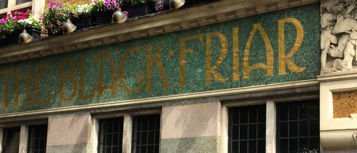 Neon Occasional Journal post, Blackfriars mosaic typography. Neon Design & Branding Consultancy www.neon-creative.com