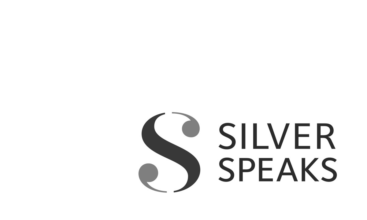 Branding and website design by Neon - designed by Dana Robertson - Silver Speaks exhibition logo