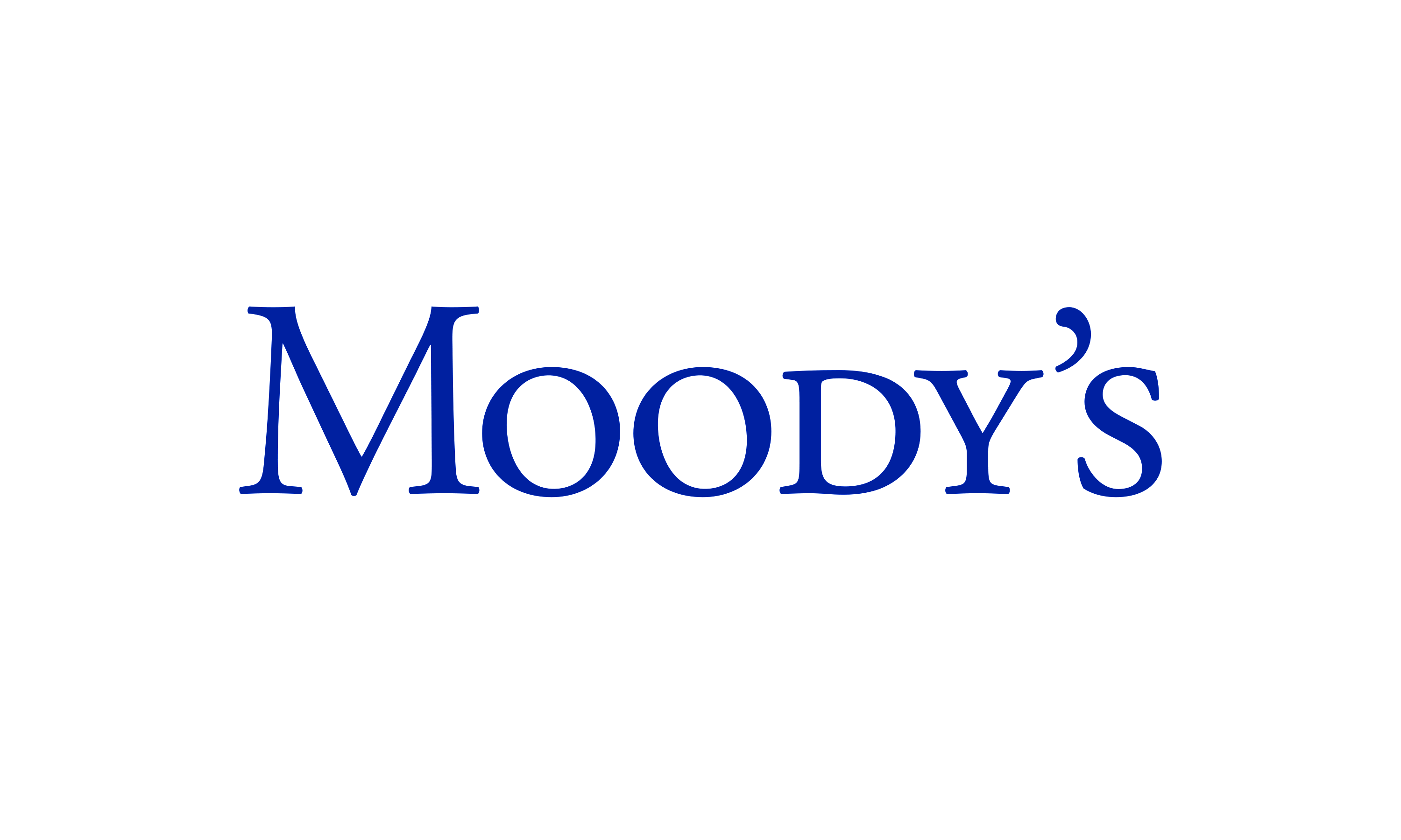 Moody's logo, Neon commissioned by Moody's