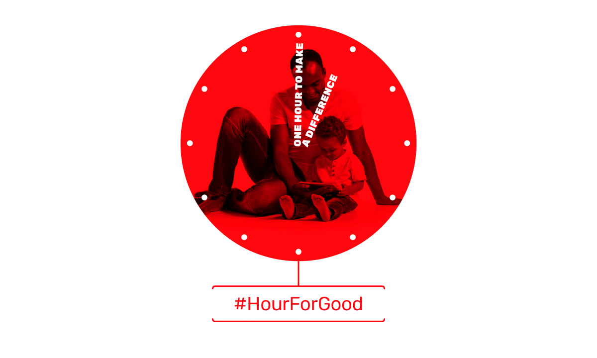 An hour for good for Action for Children fundraising campaign