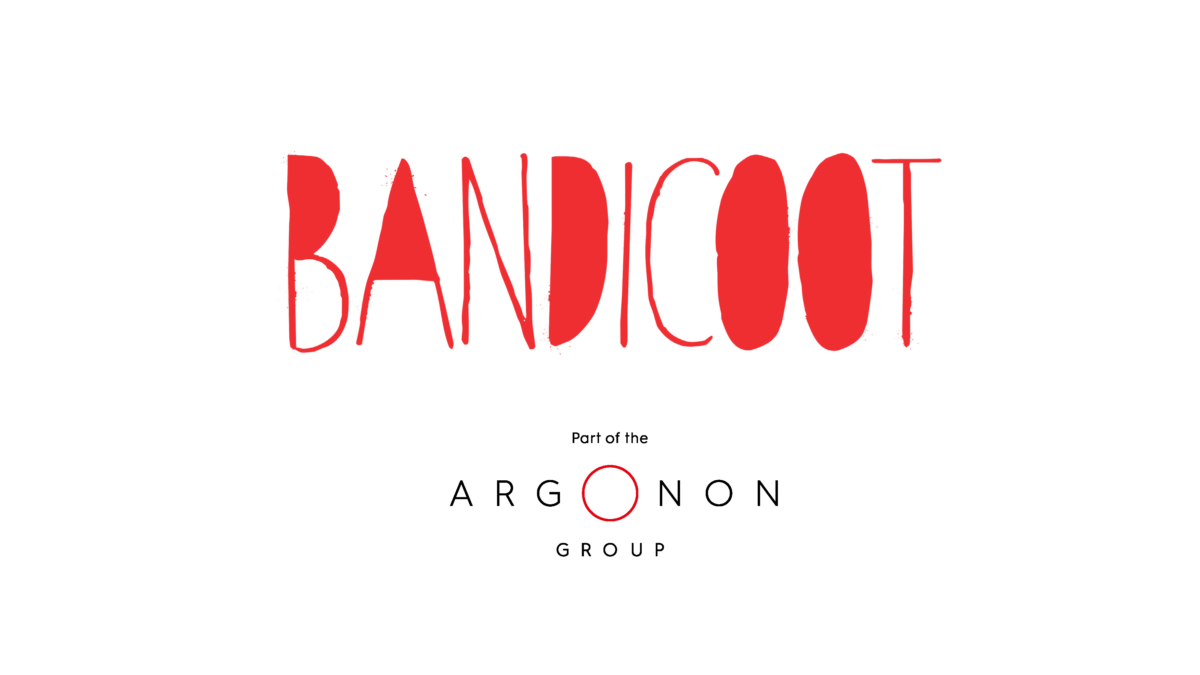 Sub-brand lockups within Argonon's identity system, reflecting the diversity of content under 'The World Watches' positioning