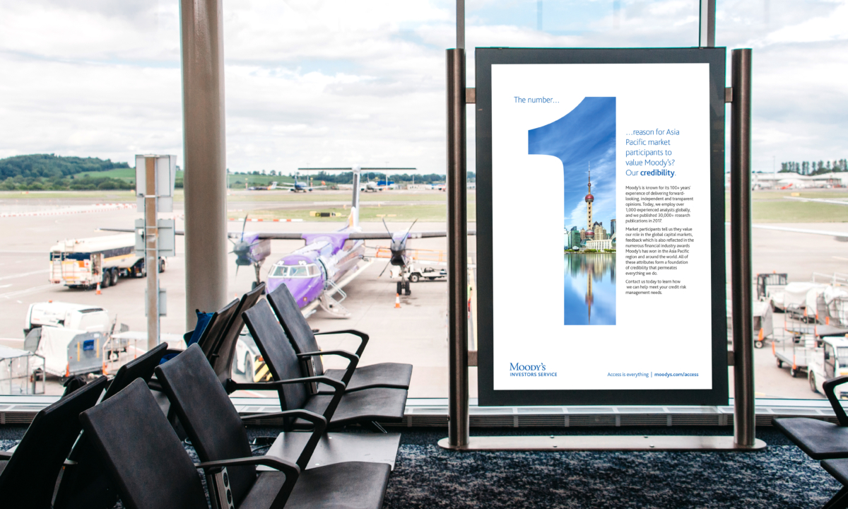 Moody's No.1 advertising by Neon brand consultancy