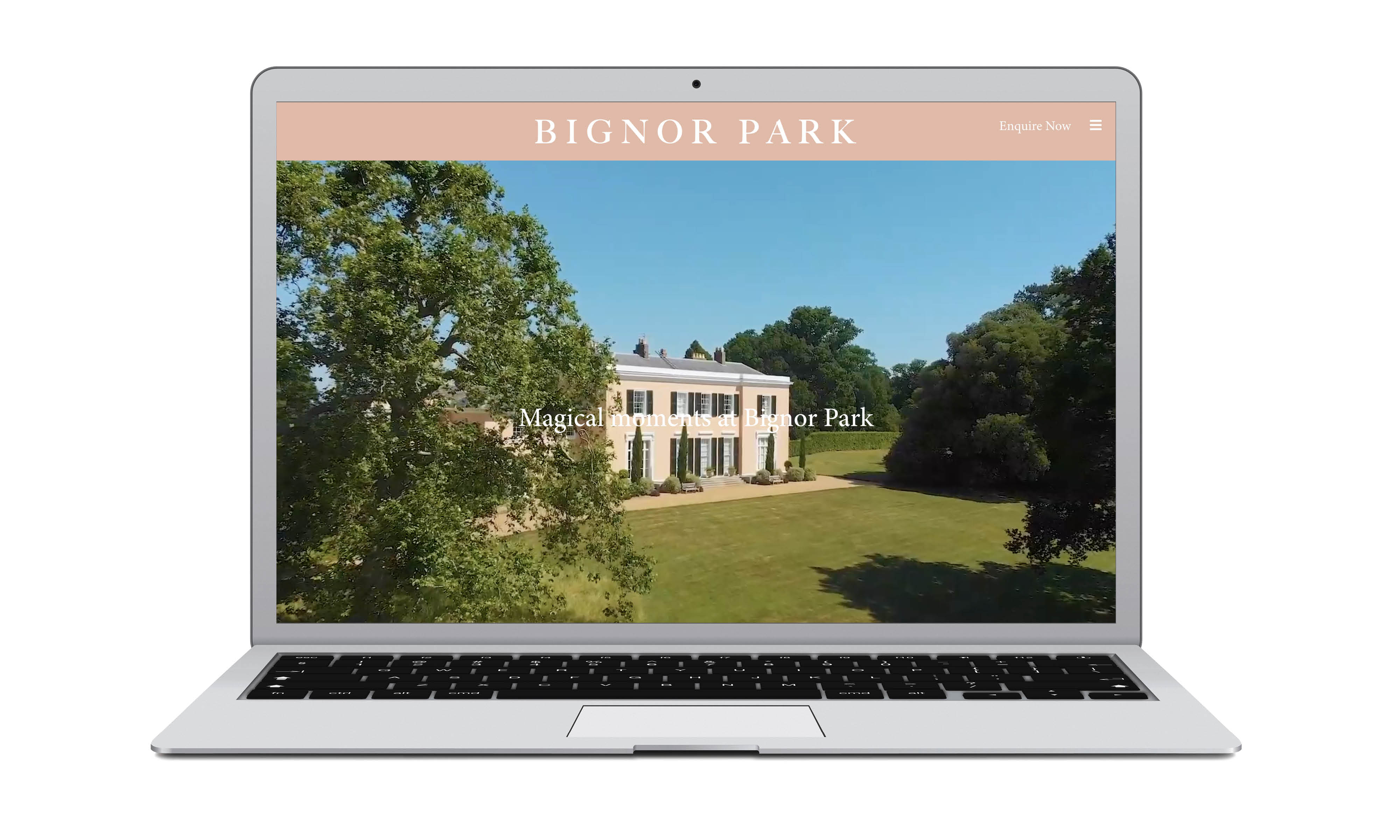 Bignor Park West Sussex website designed Neon branding consultancy5