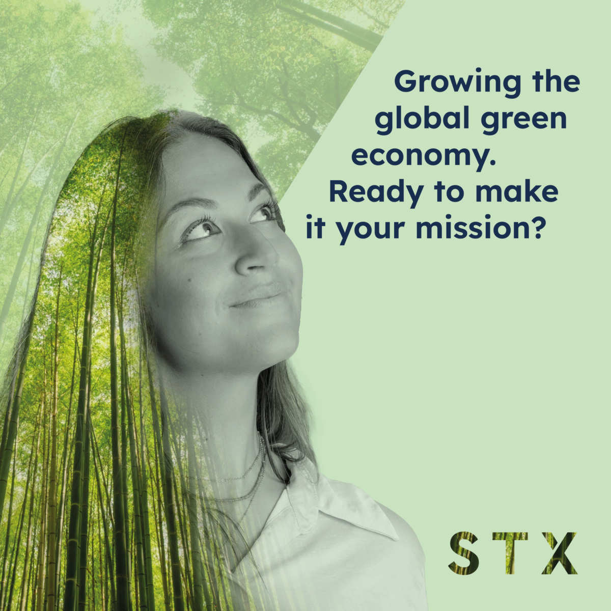 STX LinkedIn recruitment advert by Neon brand consultants