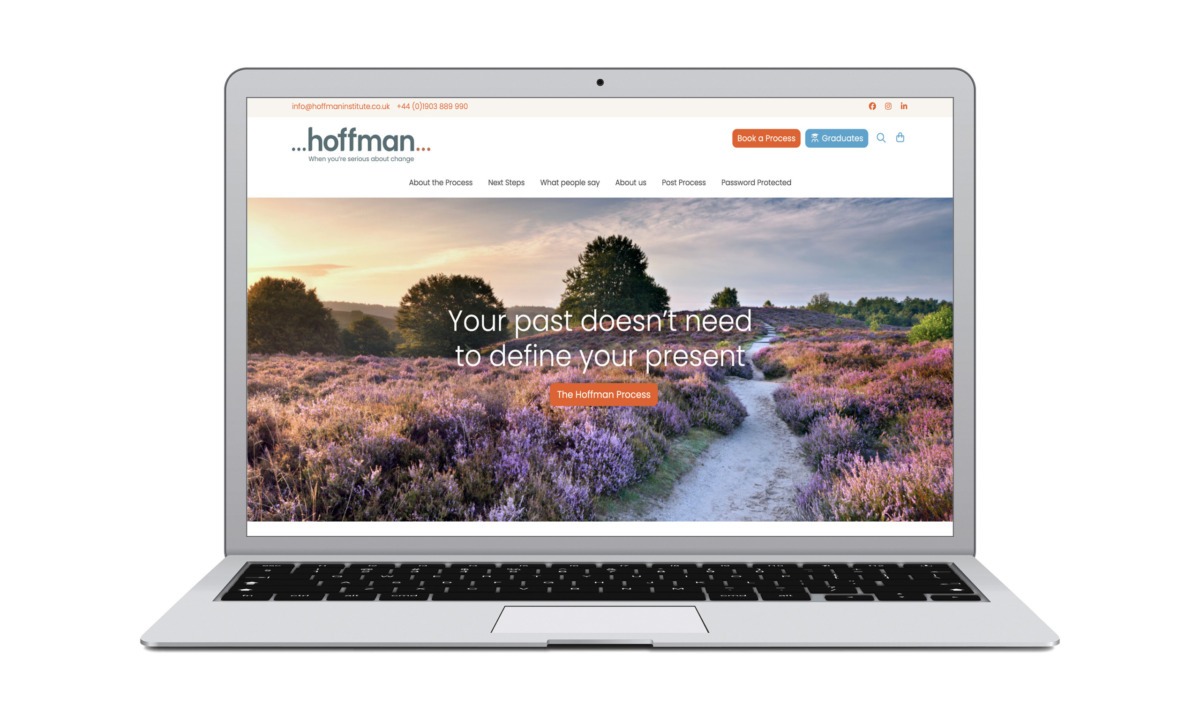 Hoffman Institute Website designed by Neon