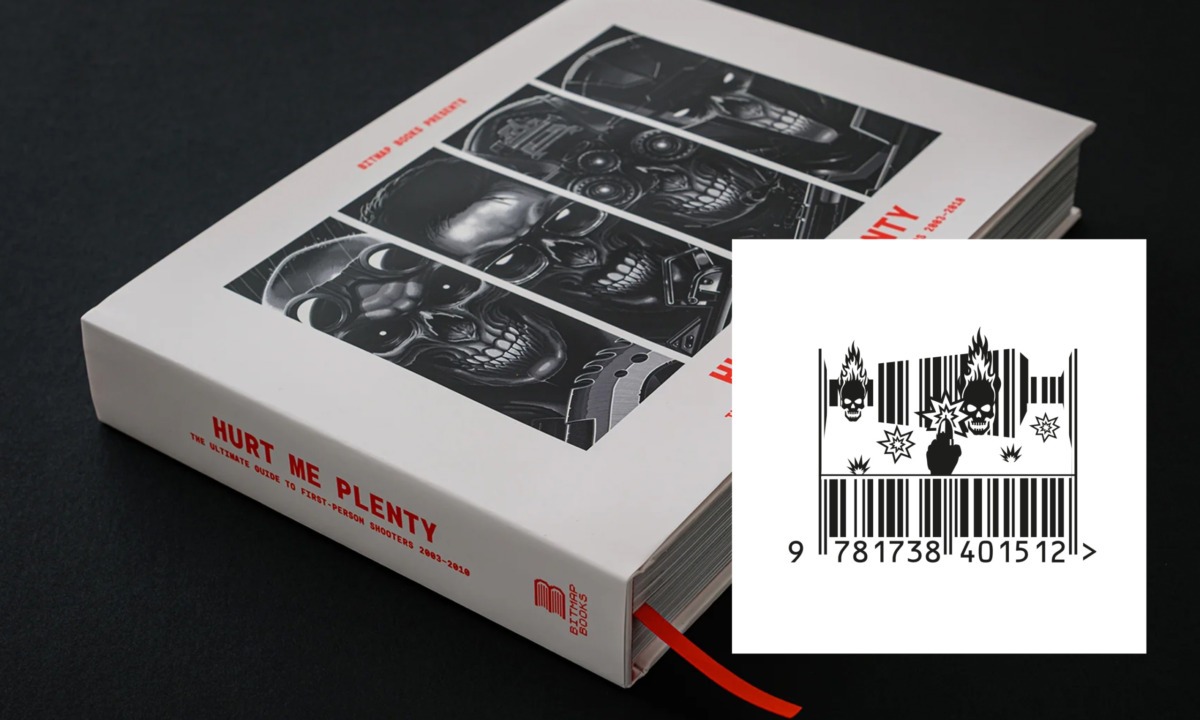 Hurt me plenty FPS from Bitmap books - Barcode by Neon